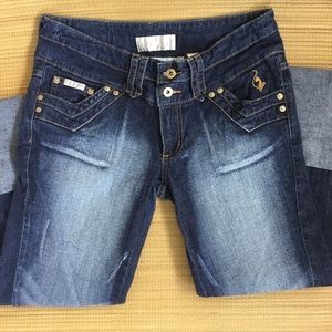 Original Baby Phat JUNIORS Cropped Cuffed Jeans 11